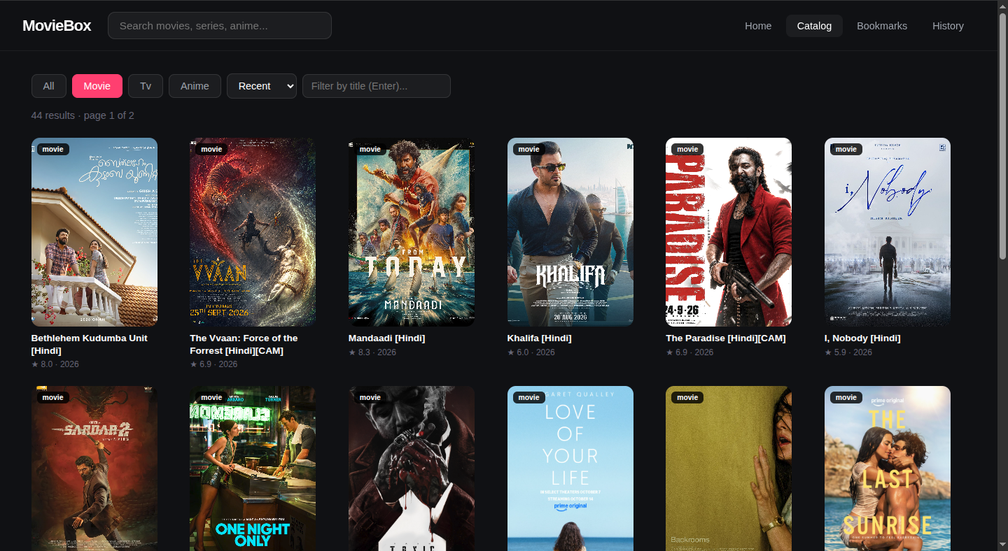Catalog — movies